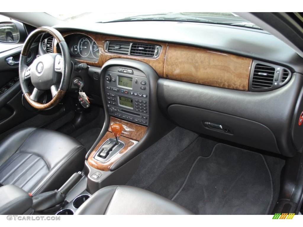 2007 Jaguar X-Type 3.0 Sport Wagon Charcoal Dashboard Photo #55773684