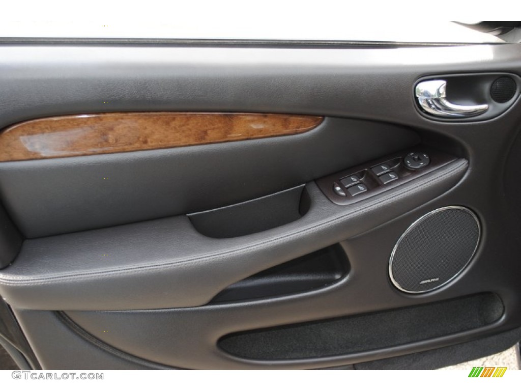2007 Jaguar X-Type 3.0 Sport Wagon Charcoal Door Panel Photo #55773748