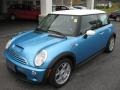 2004 Electric Blue Metallic Mini Cooper S Hardtop  photo #2