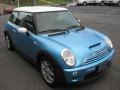 2004 Electric Blue Metallic Mini Cooper S Hardtop  photo #4