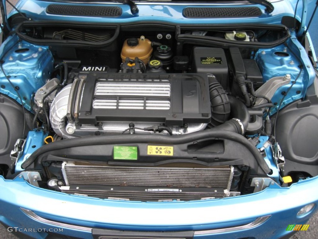 2004 Cooper S Hardtop - Electric Blue Metallic / Panther Black photo #9