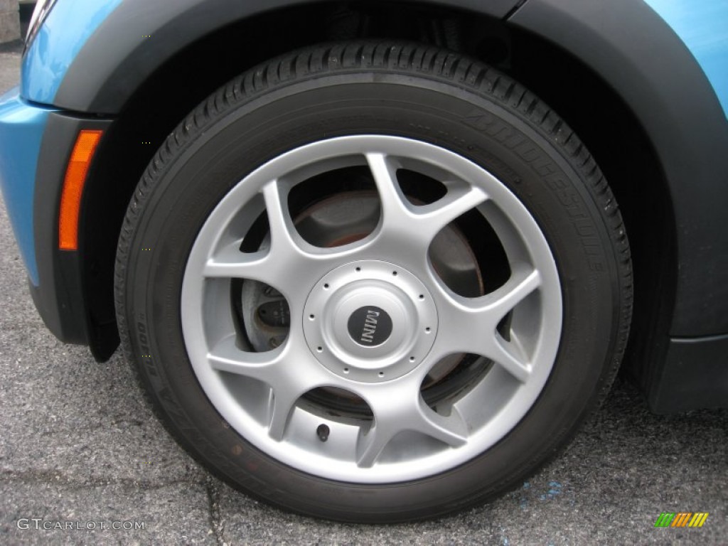 2004 Cooper S Hardtop - Electric Blue Metallic / Panther Black photo #11