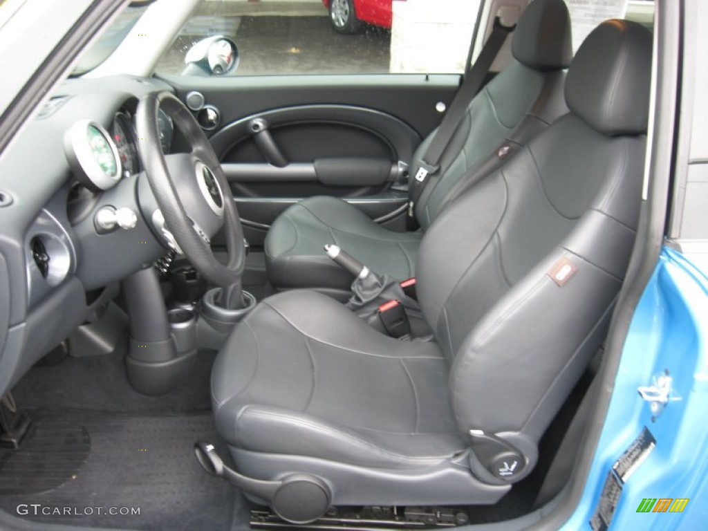 2004 Cooper S Hardtop - Electric Blue Metallic / Panther Black photo #16