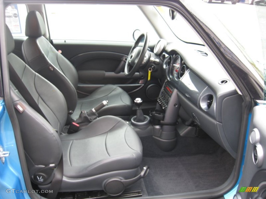 2004 Cooper S Hardtop - Electric Blue Metallic / Panther Black photo #21