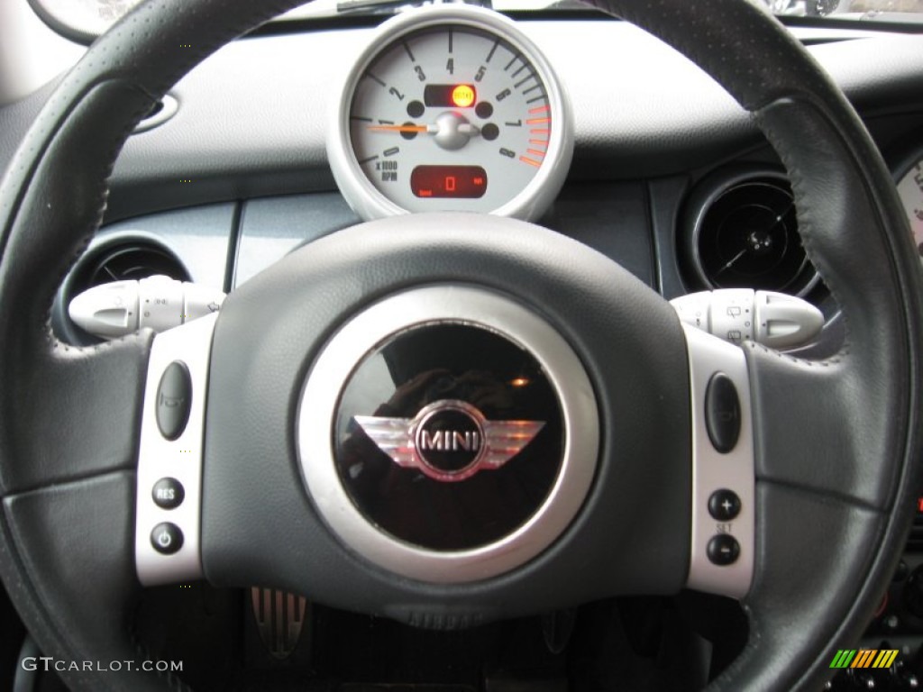 2004 Cooper S Hardtop - Electric Blue Metallic / Panther Black photo #28