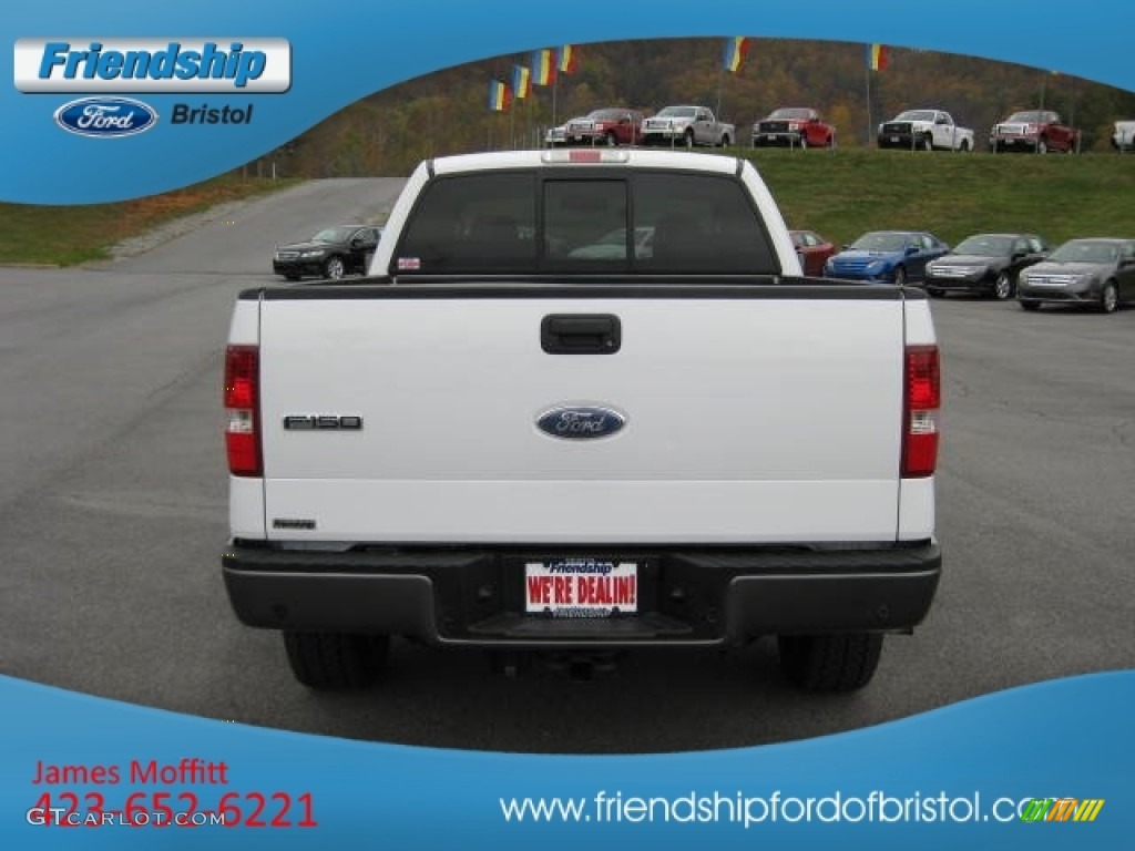 2006 F150 FX4 SuperCab 4x4 - Oxford White / Medium/Dark Flint photo #7