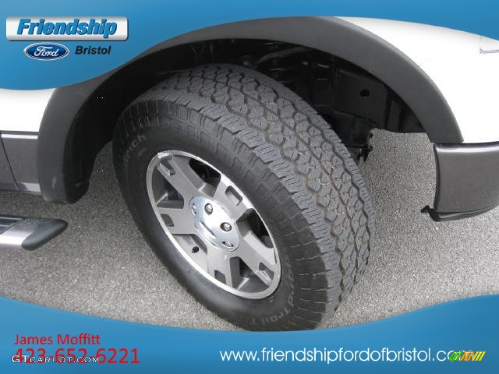 2006 F150 FX4 SuperCab 4x4 - Oxford White / Medium/Dark Flint photo #10