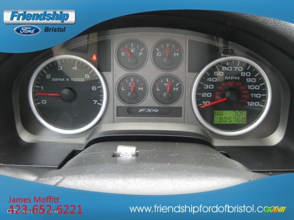 2006 F150 FX4 SuperCab 4x4 - Oxford White / Medium/Dark Flint photo #30