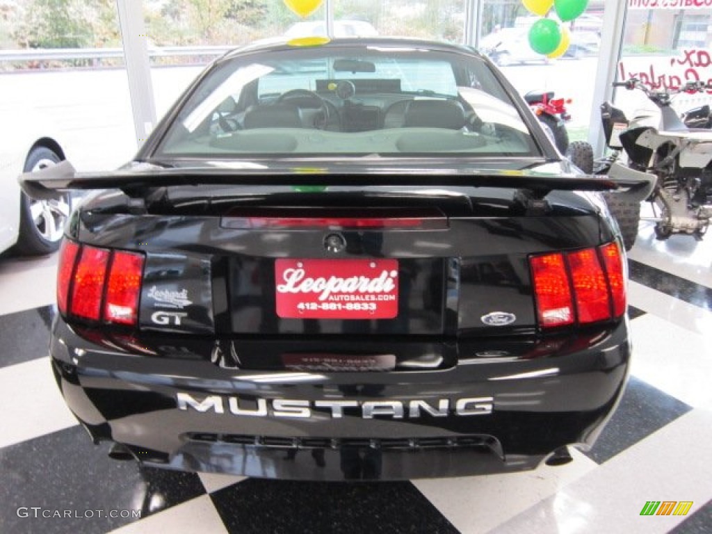 2001 Mustang GT Coupe - Black / Medium Graphite photo #5