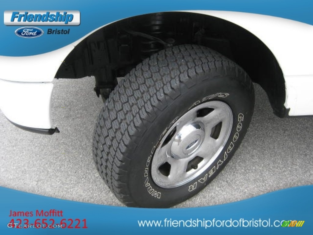 2006 F150 STX Regular Cab 4x4 - Oxford White / Medium Flint photo #9
