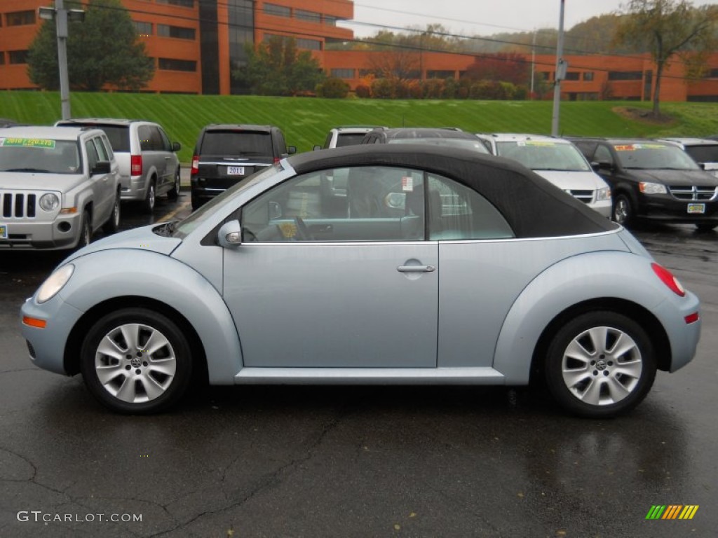 Heaven Blue Metallic 2010 Volkswagen New Beetle 2.5 Convertible Exterior Photo #55775054