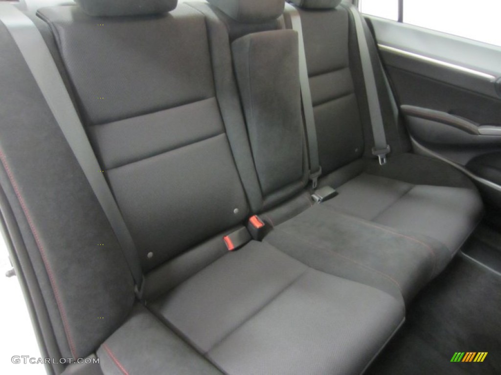 2011 Civic Si Sedan - Taffeta White / Black photo #18