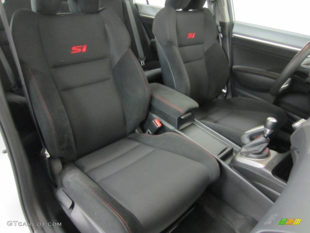 2011 Civic Si Sedan - Taffeta White / Black photo #20