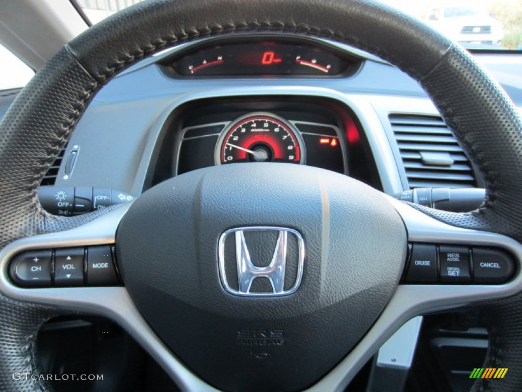 2011 Civic Si Sedan - Taffeta White / Black photo #25