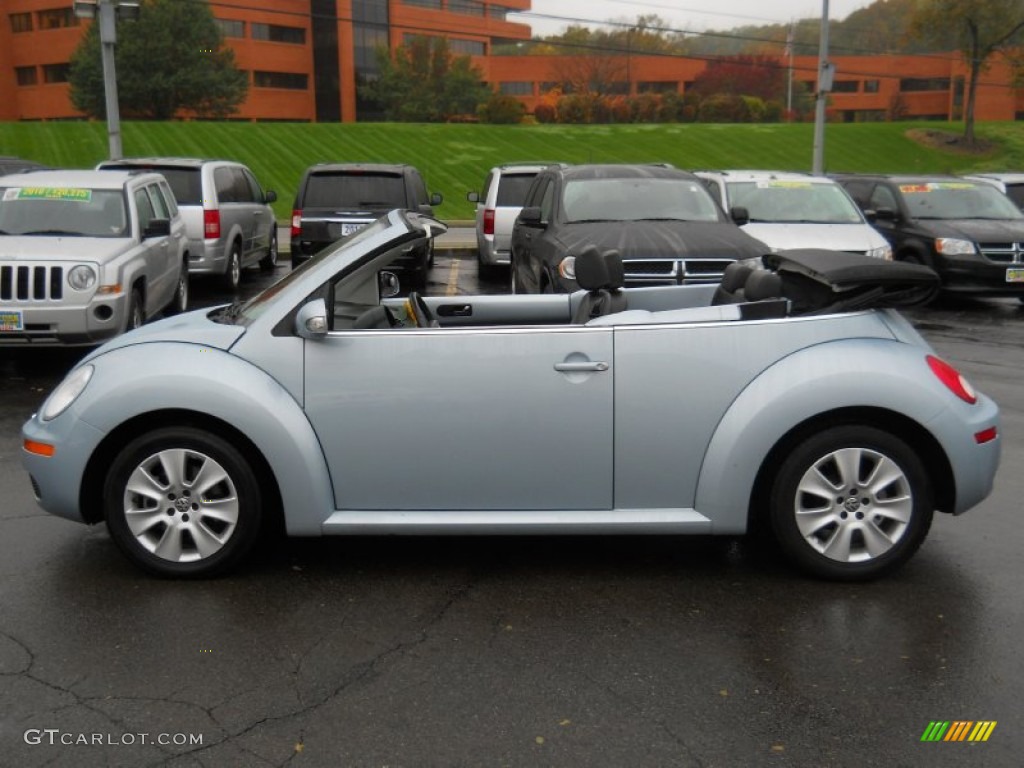 2010 New Beetle 2.5 Convertible - Heaven Blue Metallic / Black photo #27