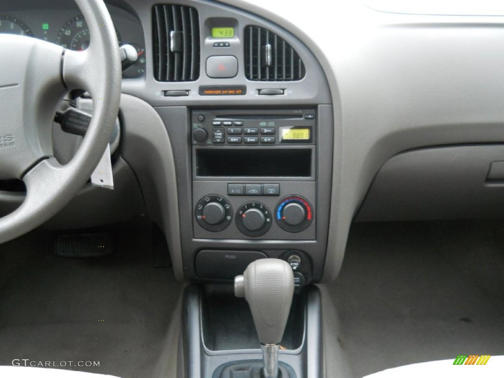 2006 Elantra GLS Sedan - Ebony Black / Gray photo #5