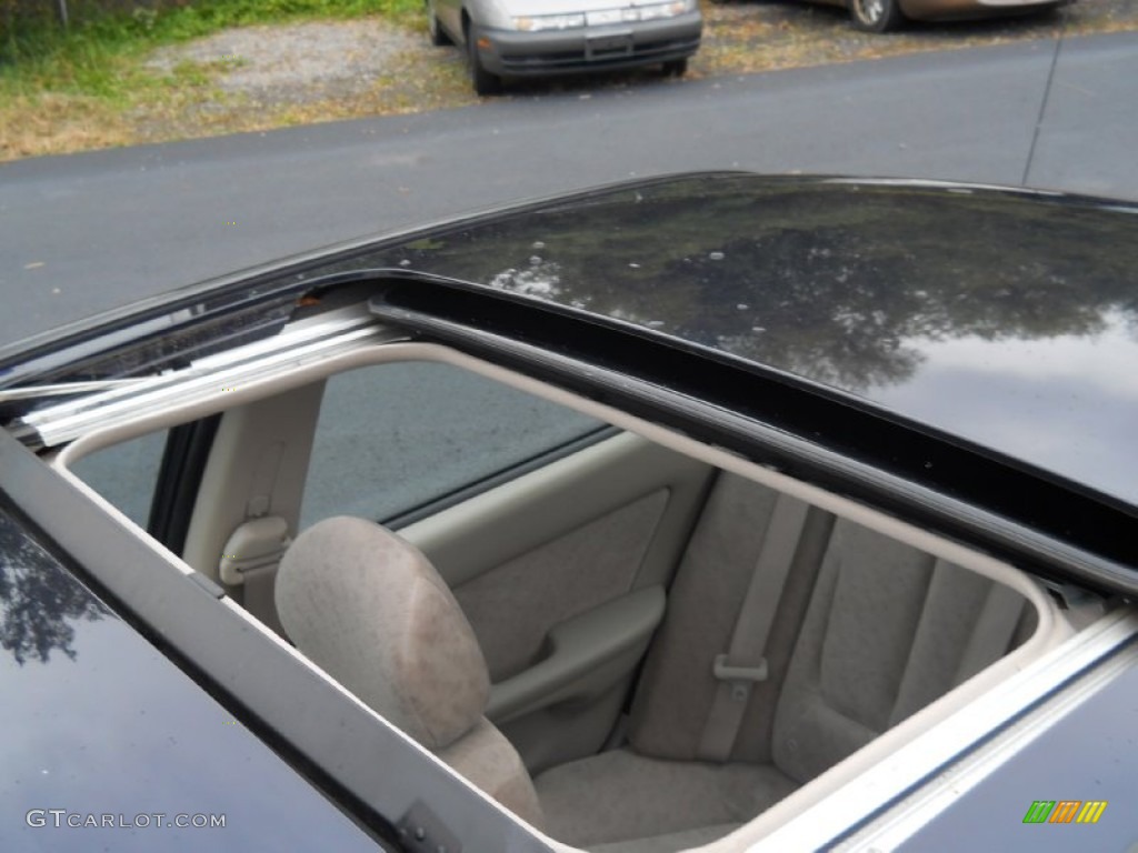 2006 Elantra GLS Sedan - Ebony Black / Gray photo #7