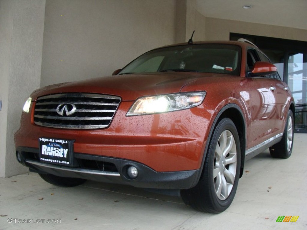 2006 FX 35 AWD - Autumn Copper Metallic / Graphite photo #1