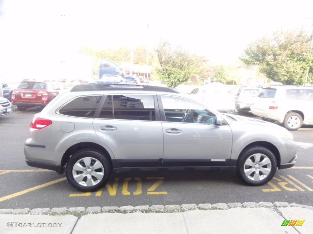 2011 Outback 2.5i Premium Wagon - Graphite Gray Metallic / Off Black photo #9