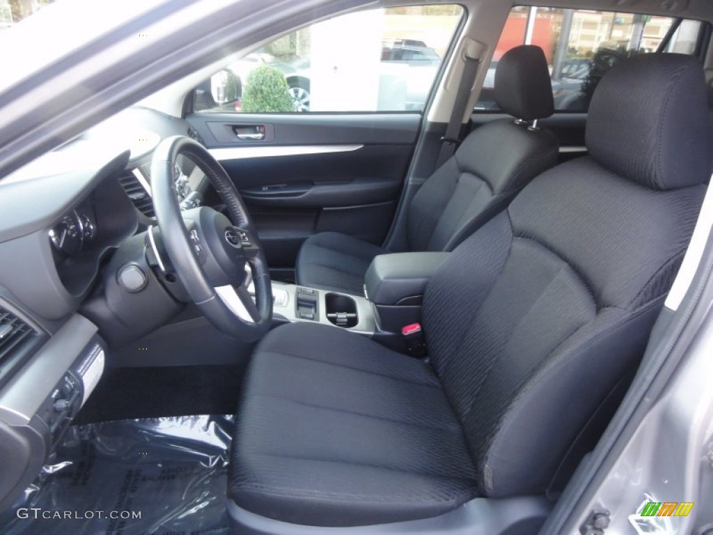 2011 Outback 2.5i Premium Wagon - Graphite Gray Metallic / Off Black photo #12