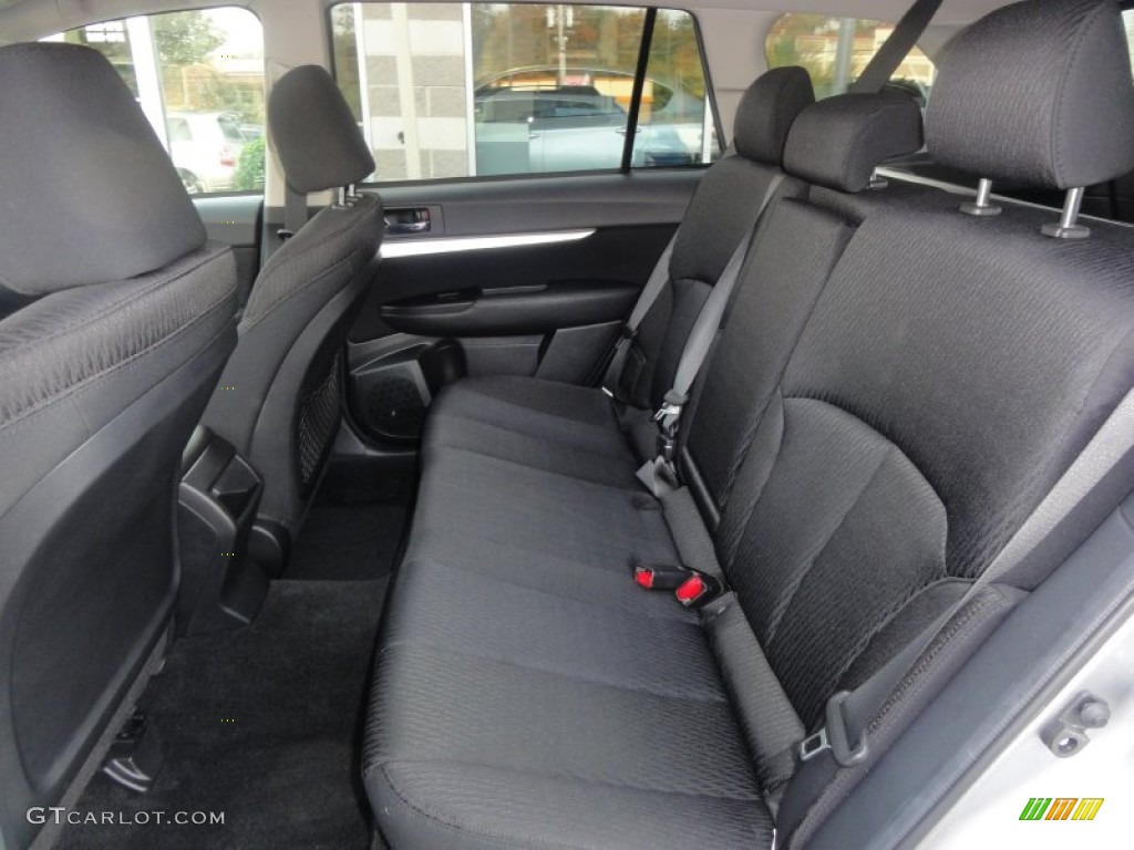2011 Outback 2.5i Premium Wagon - Graphite Gray Metallic / Off Black photo #13