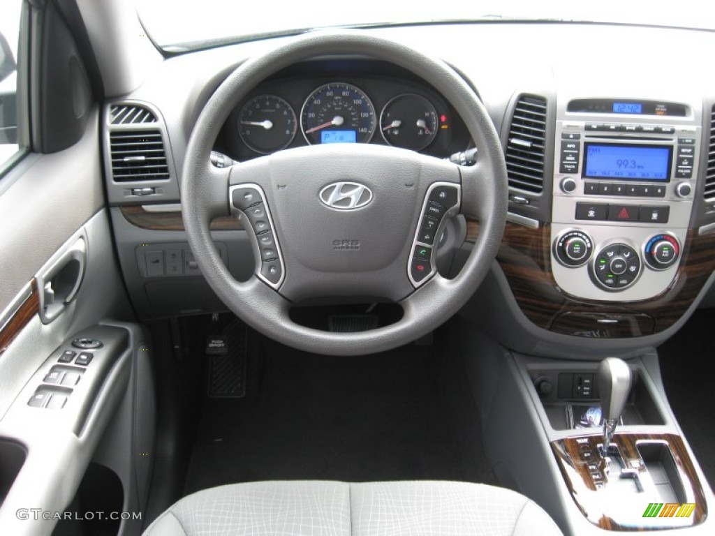 2012 Hyundai Santa Fe GLS AWD Gray Dashboard Photo #55777401