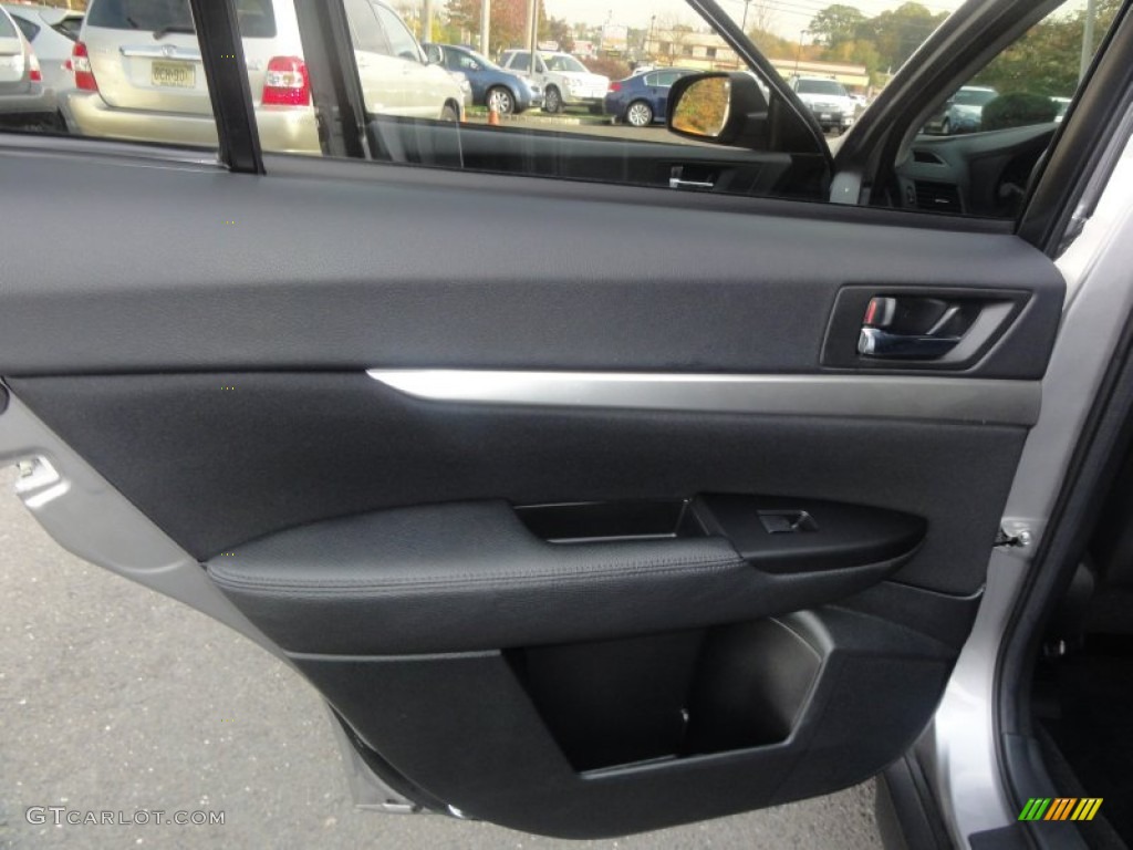 2011 Outback 2.5i Premium Wagon - Graphite Gray Metallic / Off Black photo #21