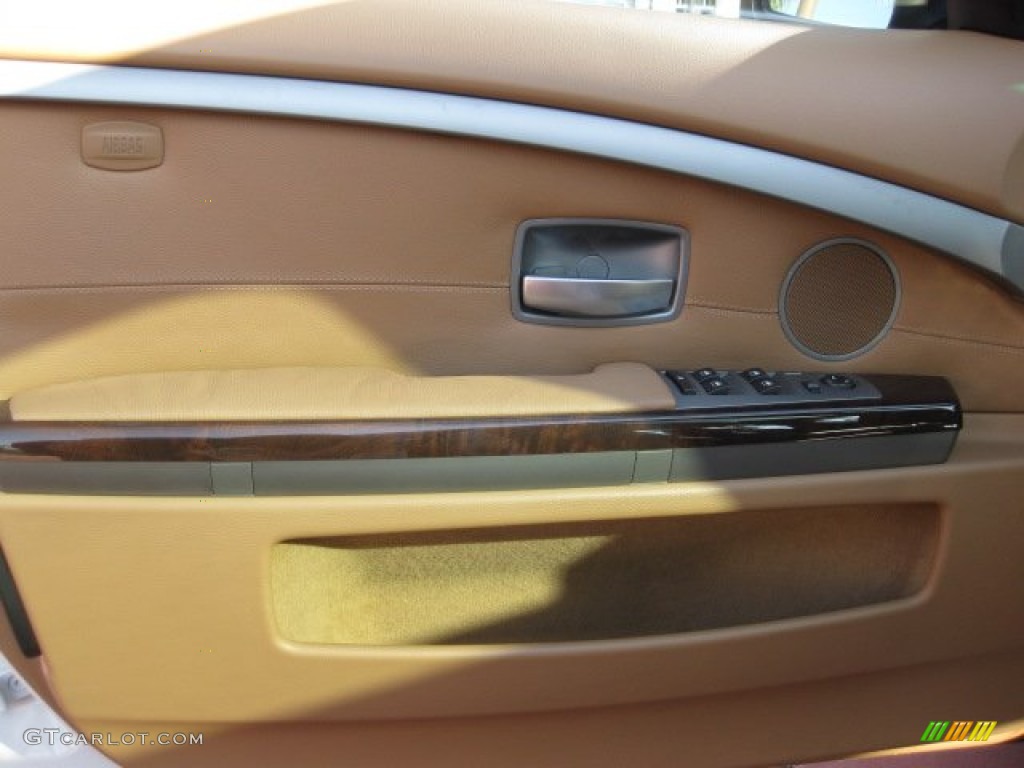 2006 7 Series 750i Sedan - Alpine White / Black/Natural Brown photo #8