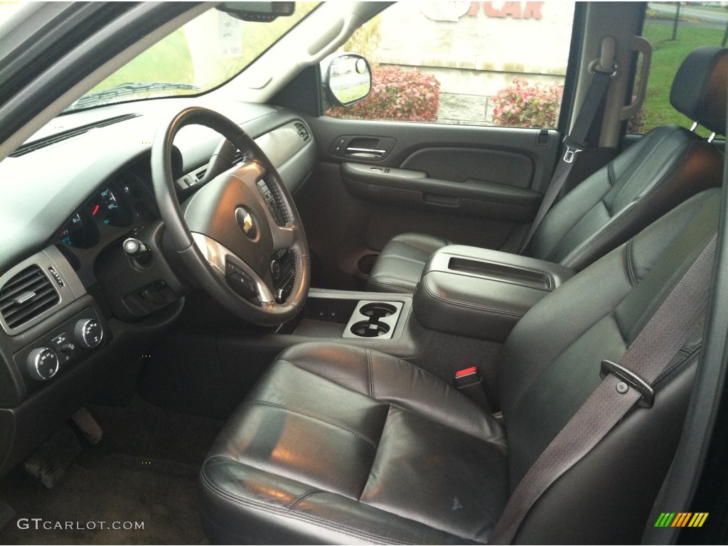 Ebony Interior 2008 Chevrolet Suburban 1500 Z71 4x4 Photo #55778187