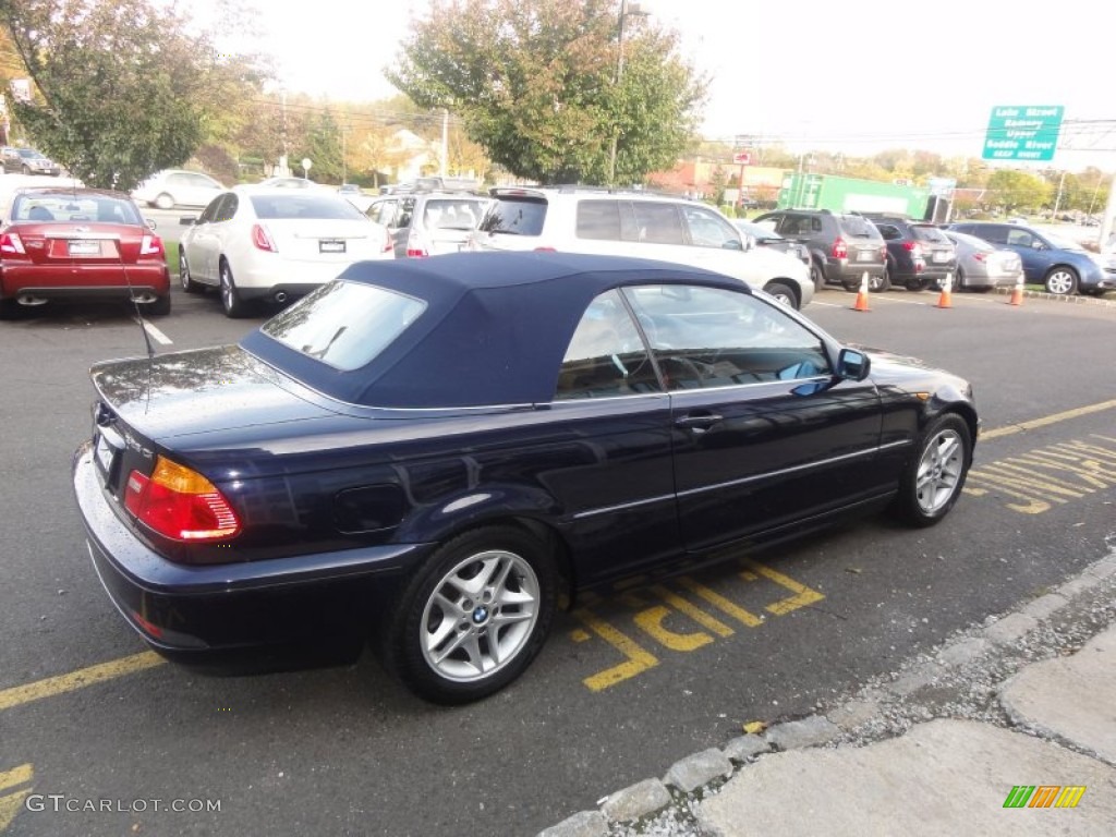 2004 3 Series 325i Convertible - Orient Blue Metallic / Sand photo #8