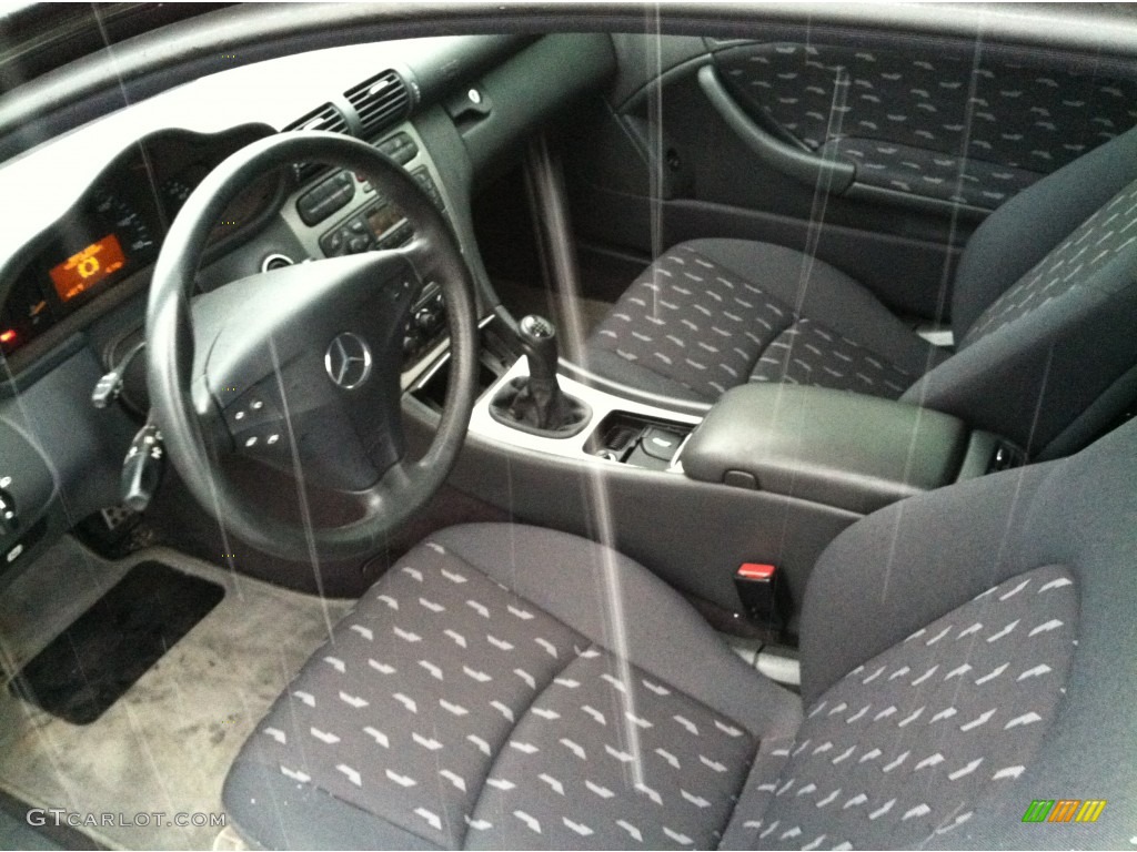 2004 C 230 Kompressor Coupe - Black / Black photo #8