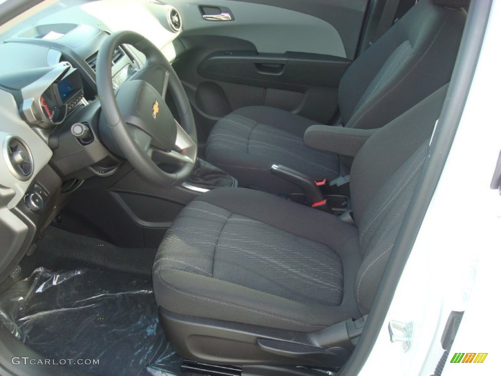 Jet Black/Dark Titanium Interior 2012 Chevrolet Sonic LT Hatch Photo #55780218