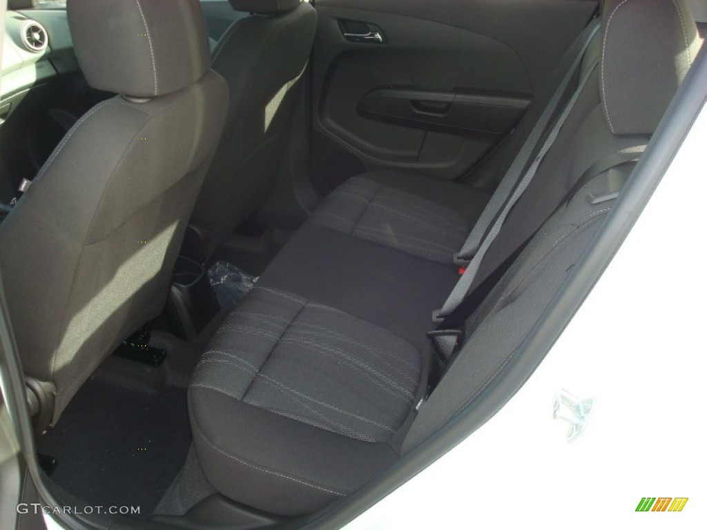 Jet Black/Dark Titanium Interior 2012 Chevrolet Sonic LT Hatch Photo #55780229