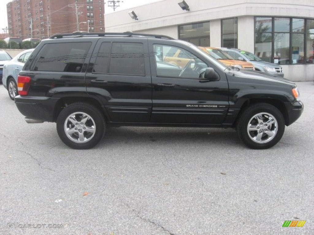 2004 Grand Cherokee Limited 4x4 - Brillant Black Crystal Pearl / Dark Slate Gray photo #5