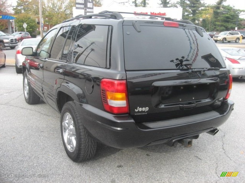 2004 Grand Cherokee Limited 4x4 - Brillant Black Crystal Pearl / Dark Slate Gray photo #8