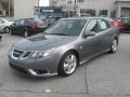 Steel Gray Metallic 2008 Saab 9-3 Aero Sport Sedan Exterior