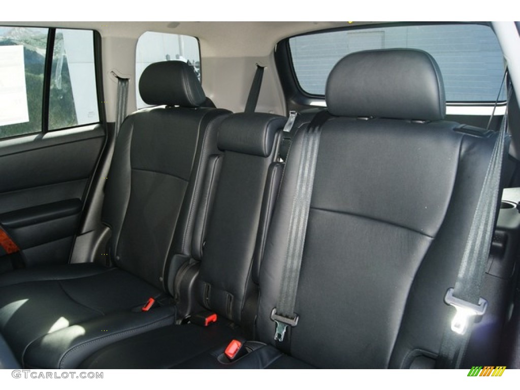 Black Interior 2012 Toyota Highlander Limited 4WD Photo #55783616