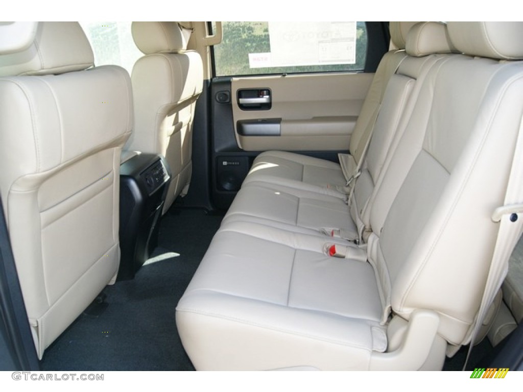 Sand Beige Interior 2012 Toyota Sequoia Limited 4WD Photo #55783767