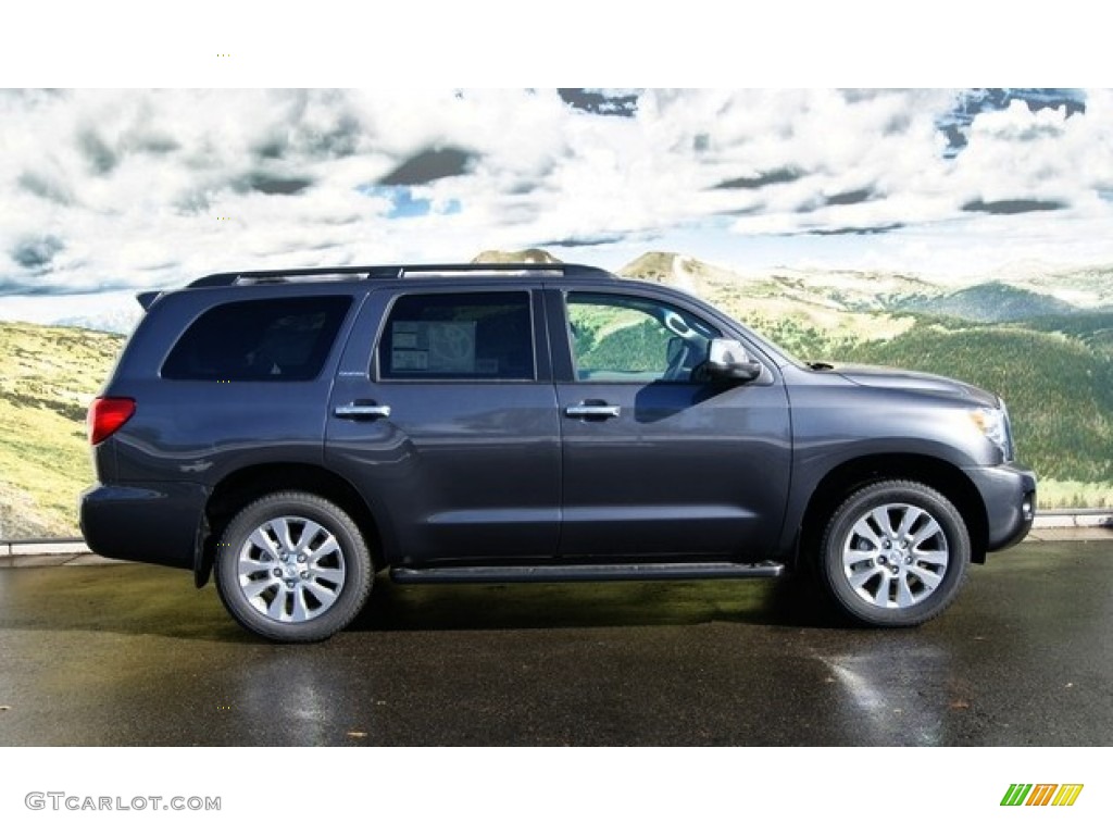 2012 Sequoia Limited 4WD - Magnetic Gray Metallic / Graphite Gray photo #2