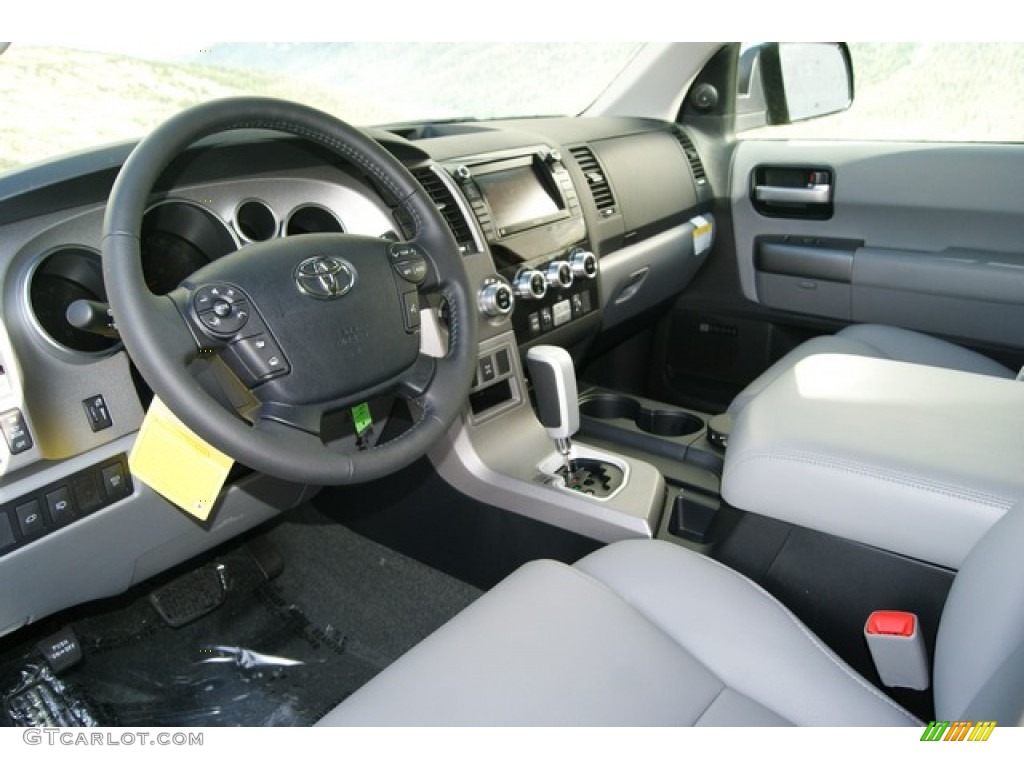 Graphite Gray Interior 2012 Toyota Sequoia Limited 4WD Photo #55783904