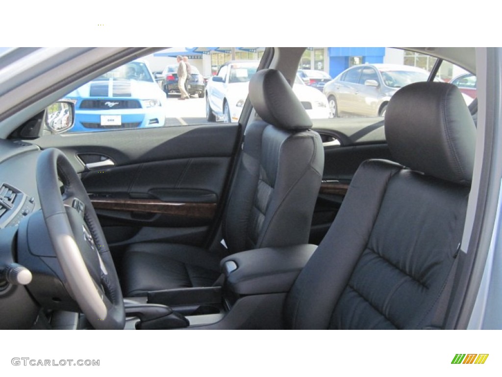 2012 Accord EX-L V6 Sedan - Celestial Blue Metallic / Black photo #11