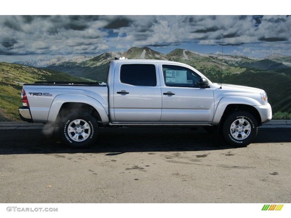 Silver Streak Mica 2012 Toyota Tacoma V6 TRD Double Cab 4x4 Exterior Photo #55784054