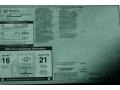 2012 Toyota Tacoma V6 TRD Double Cab 4x4 Window Sticker