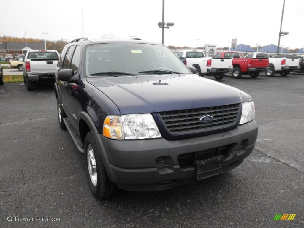 2004 Explorer XLS 4x4 - Dark Blue Pearl Metallic / Graphite photo #2