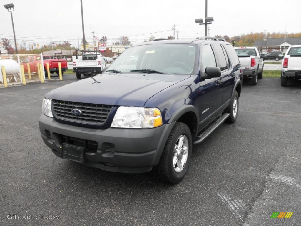 2004 Explorer XLS 4x4 - Dark Blue Pearl Metallic / Graphite photo #3