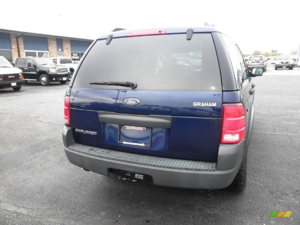 2004 Explorer XLS 4x4 - Dark Blue Pearl Metallic / Graphite photo #19