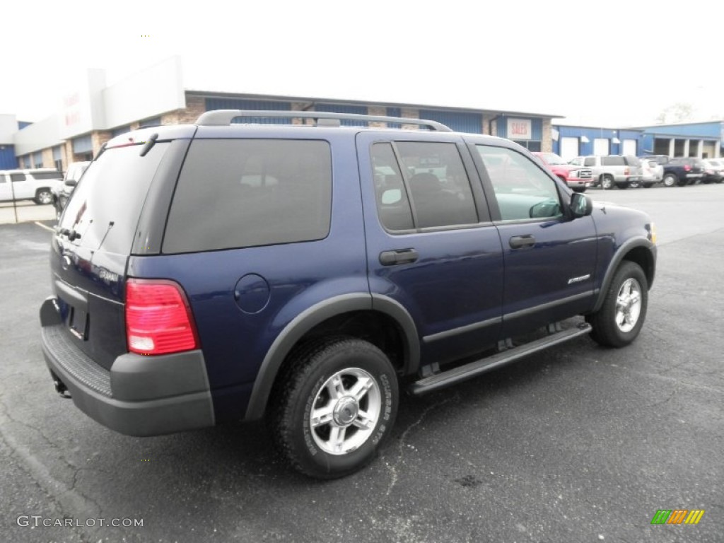 2004 Explorer XLS 4x4 - Dark Blue Pearl Metallic / Graphite photo #23