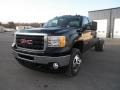 Front 3/4 View of 2012 Sierra 3500HD SLE Crew Cab 4x4 Chassis