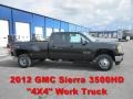 Onyx Black - Sierra 3500HD Crew Cab 4x4 Dually Photo No. 1