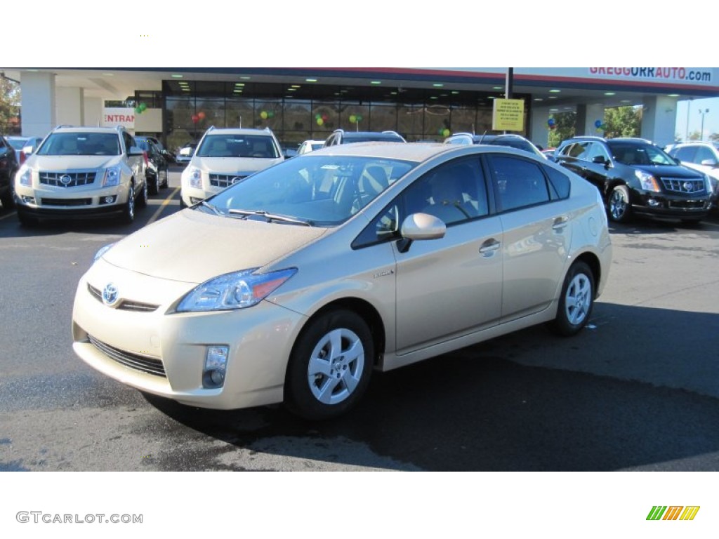 2011 Prius Hybrid II - Sandy Beach Metallic / Bisque photo #1